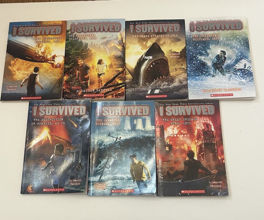 I Survived by Lauren Tarshis Paperback Book Scholastic Lot of 7
